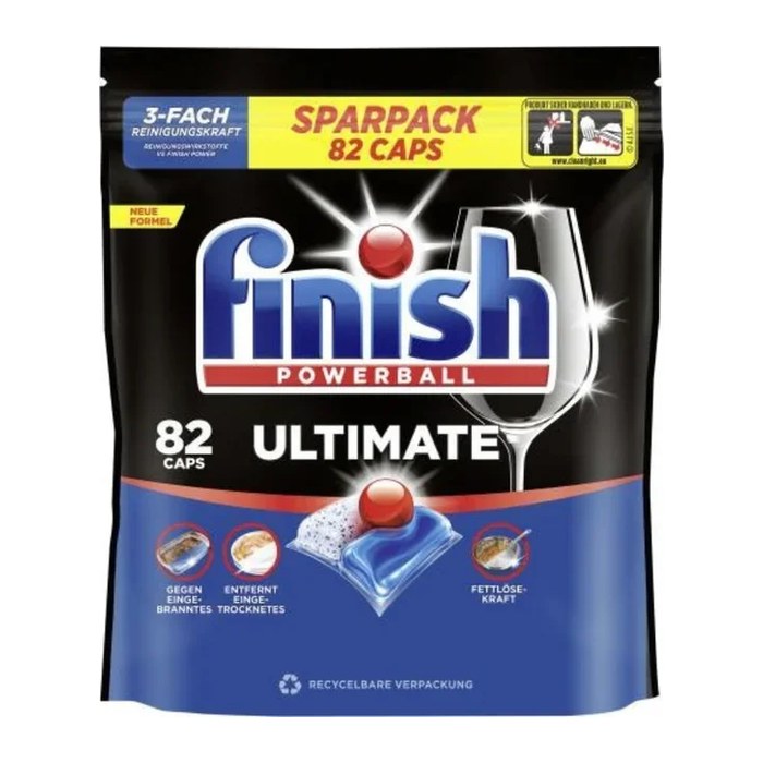 finish POWERBALL ULTIMATE FRESH Spülmaschinentabs, 82 St.