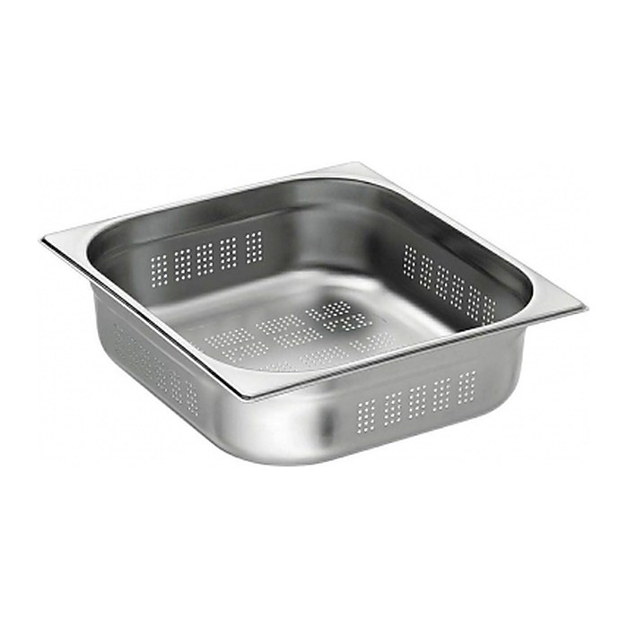 Bartscher GN-Behälter Top Line 2/3 perforiert silber 9,0 l, 1 St.