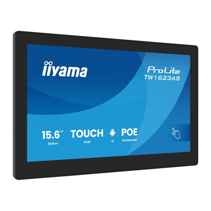 IIYAMA 39.5cm (15,6") TW1623AS-B3P 16:9 M-Touch M-HDMI Andr.