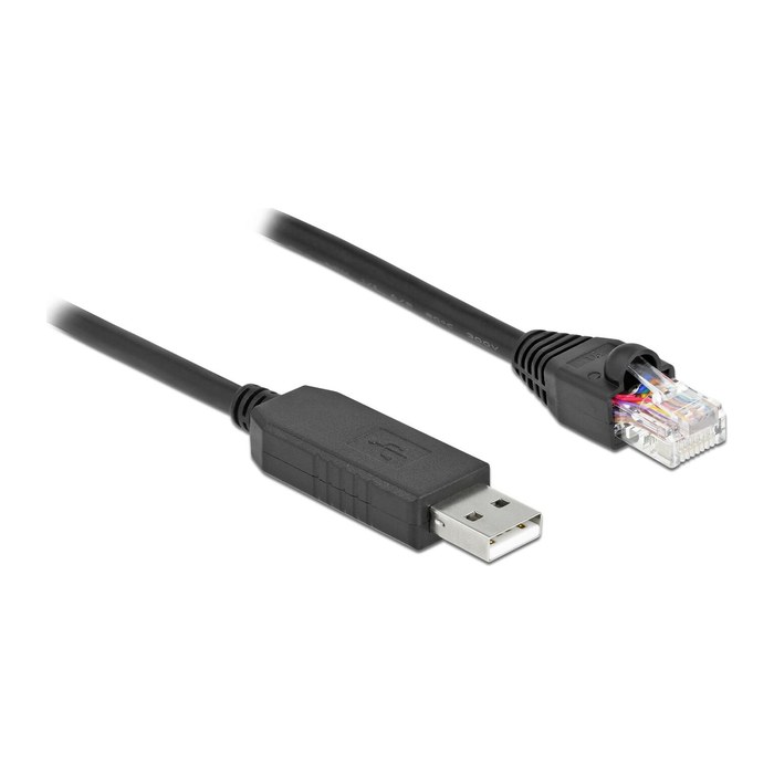 DELOCK Serielles Anschlusskabel mit FTDI Chipsatz, 1m schw.