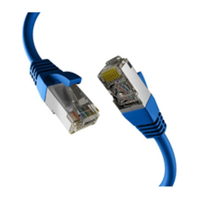 EFB RJ45 Patchkabel S/FTP PIMF Cat8.1 1,00m blau