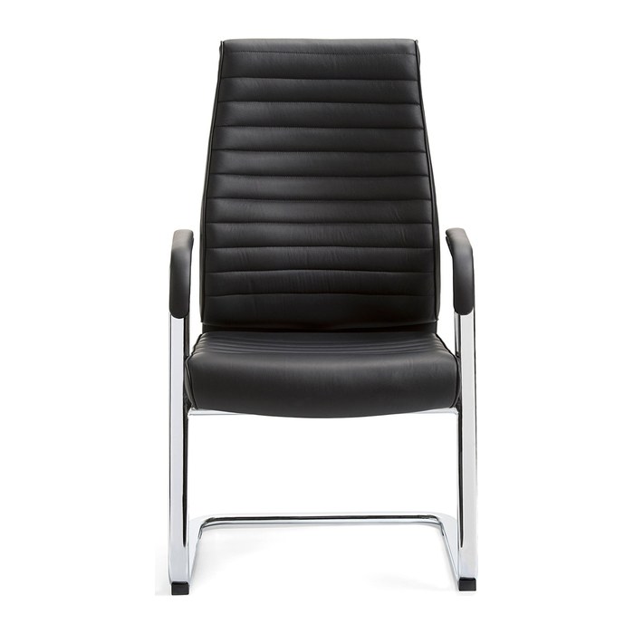 Mayer Besucherstuhl myDELUXE 2591 schwarz Leder, 1 St.