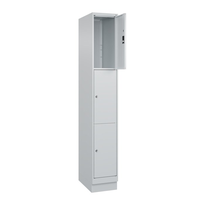 CP Schließfachschrank Classic PLUS lichtgrau 080020-103 S10009, 3 Schließfächer 30,0 x 50,0 x 195,0 cm