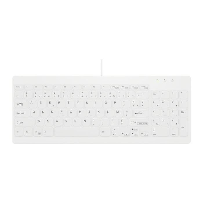 Contour ACTIVE KEY Hygiene Compact Ultraflat Keyboard with