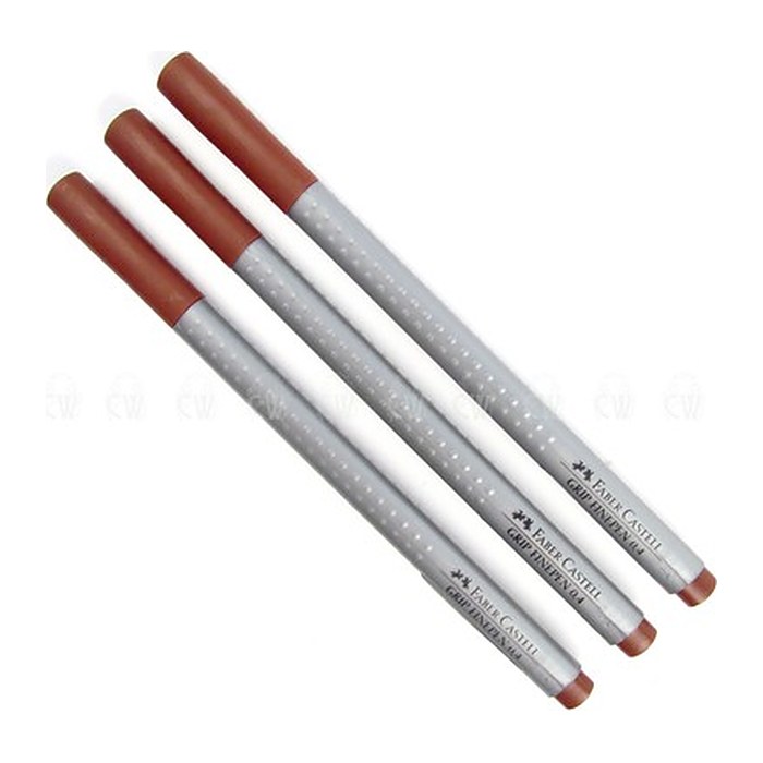 FABER-CASTELL Grip Fineliner braun 0,4 mm, 1 St.