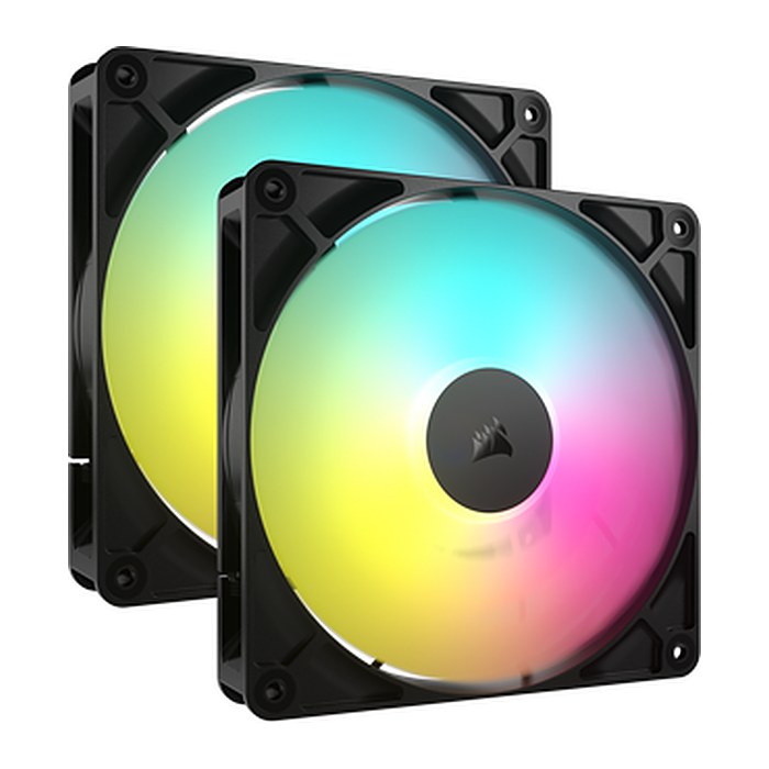 CORSAIR Lüfter RS140 ARGB PWM 140*140*25 Dual Pack