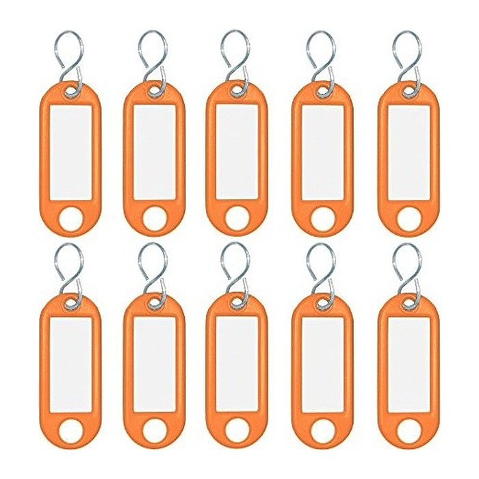 WEDO Schlüsselanhänger orange, 10 St.