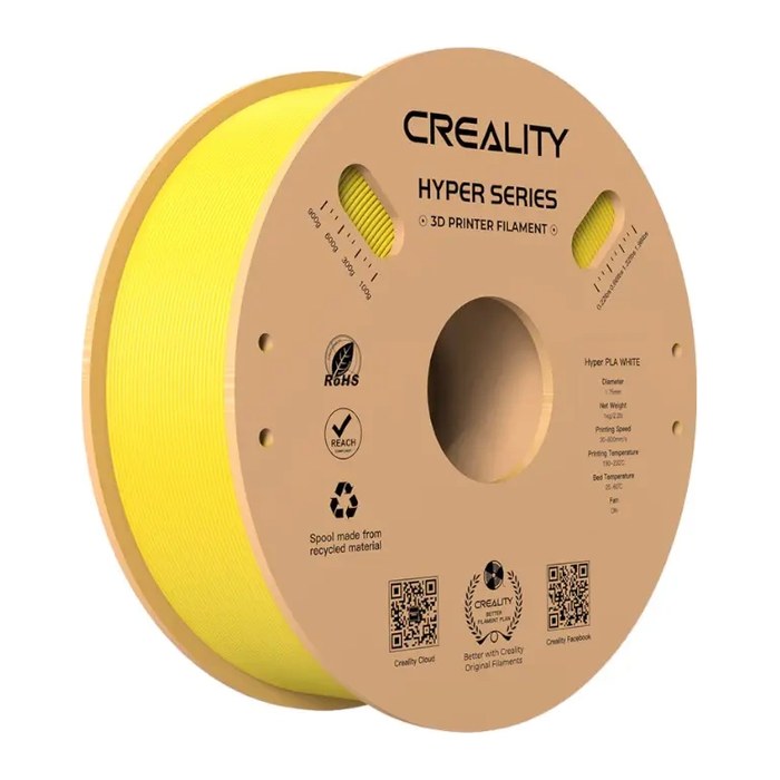 CREALITY PLA Filament-Rolle Hyper gelb 1,75 mm