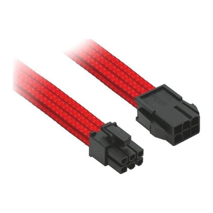Nanoxia Kabel 6pin PCI-E Verlängerung, 30 cm, rot