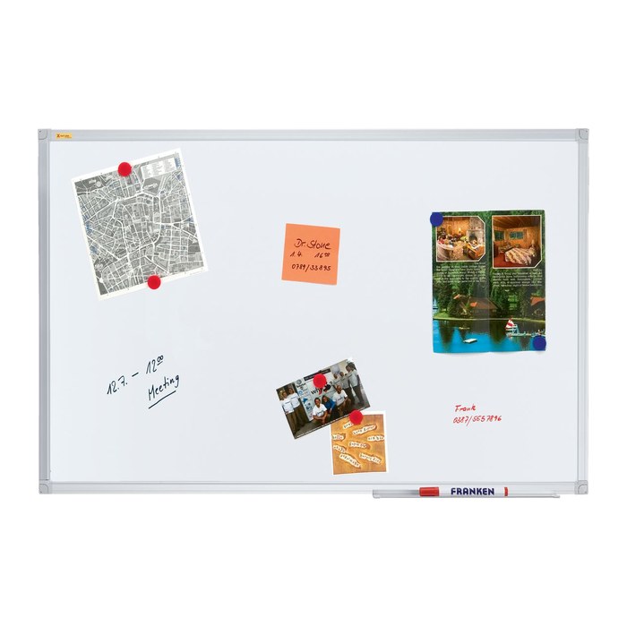 FRANKEN Whiteboard X-tra!Line SC3105 180,0 x 120,0 cm weiß lackierter Stahl