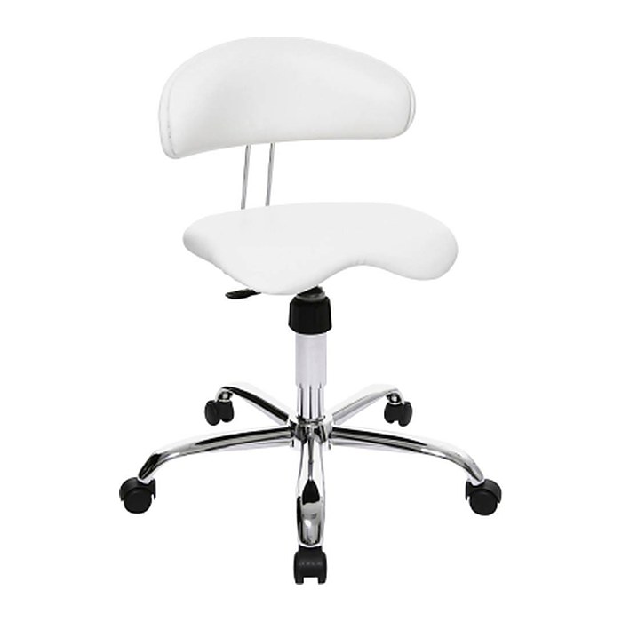 Topstar Bürostuhl Sitness® 40, ST290D16 Kunstleder weiß, Gestell chrom