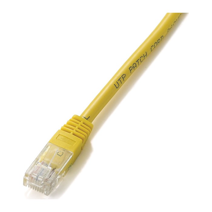 Equip Patchkabel Cat5e U/UTP 2xRJ45 3.00m gelb PVC Polybeutel