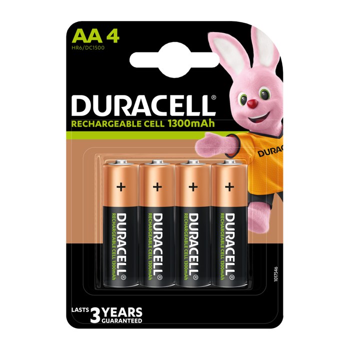 Duracell Akku Recharge AA HR6 1300mAh 4St.