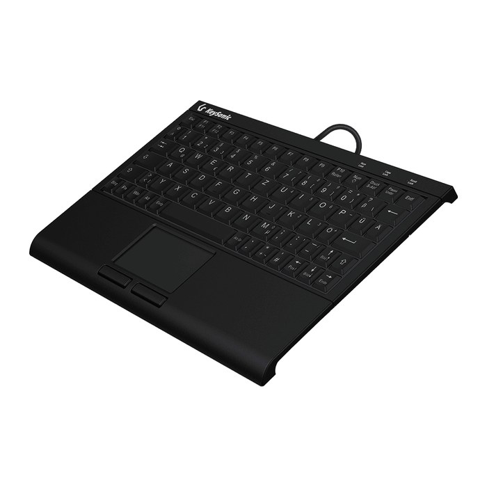 KeySonic Super Mini Tastatur Touchpad LED KSK-3211ELU DE