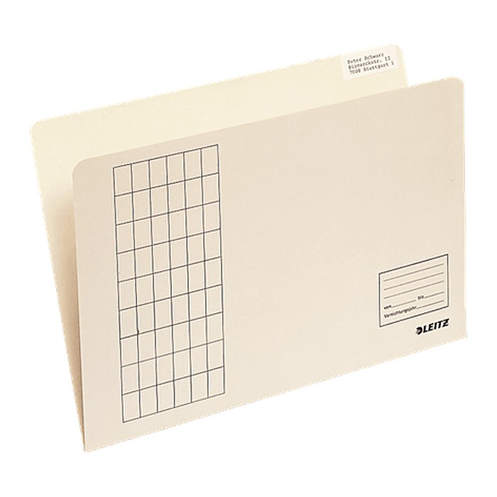LEITZ Einstellmappen 2433 DIN A4 chamois, 100 St.