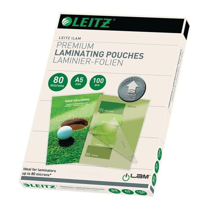 LEITZ Laminierfolien UDT glänzend für A3 80 micron, 100 St.