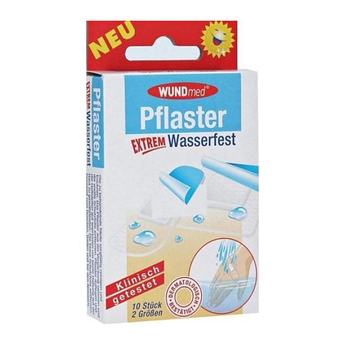 WUNDmed® Pflaster Extrem Wasserfest 02-045 weiß, 10 St.