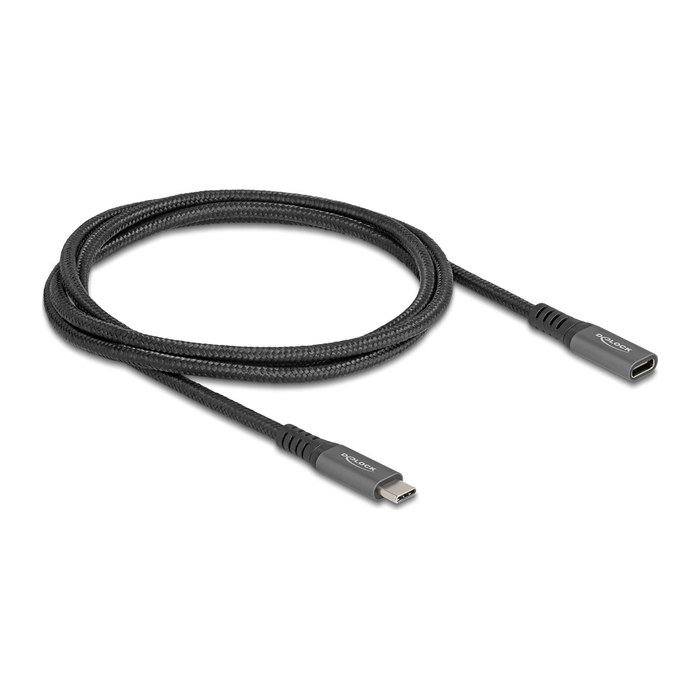 DeLOCK USB C Kabel 1,0 m schwarz, 1 St.