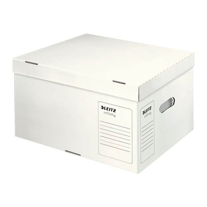 LEITZ Archivcontainer Infinity L weiß 42,0 x 35,0 x 26,5 cm, 10 St.