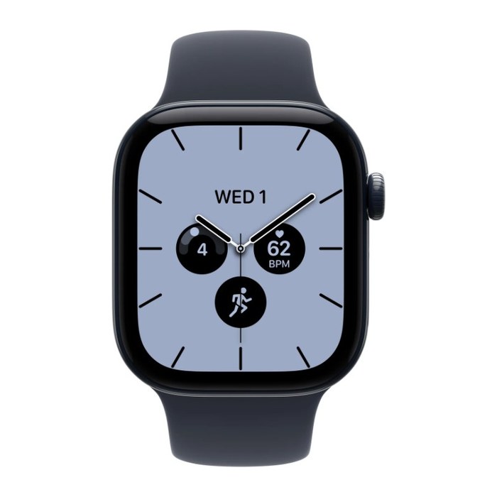 Apple Watch 12 42 mm Keramik blau (GPS + Cellular) Sportarmband S/M blau