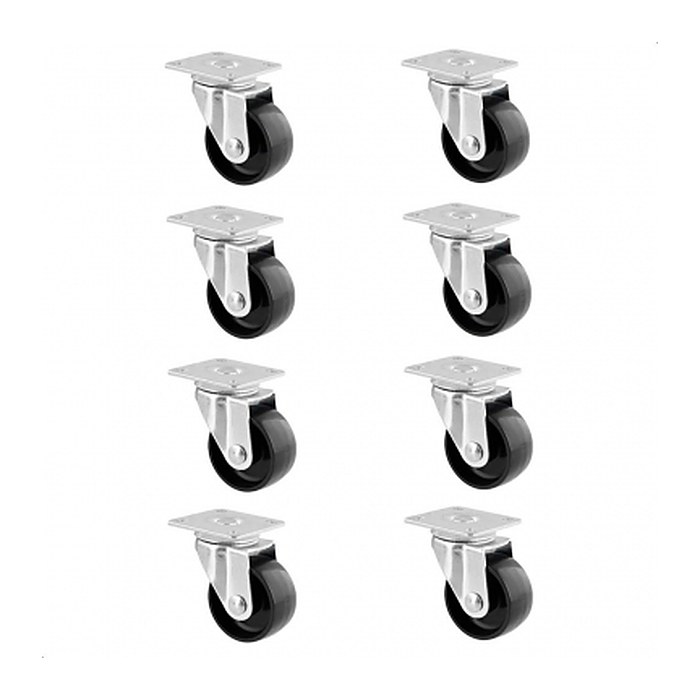 WAGNER® design yourself Rollen für Schränke und Regale RO 2121, 8 St.