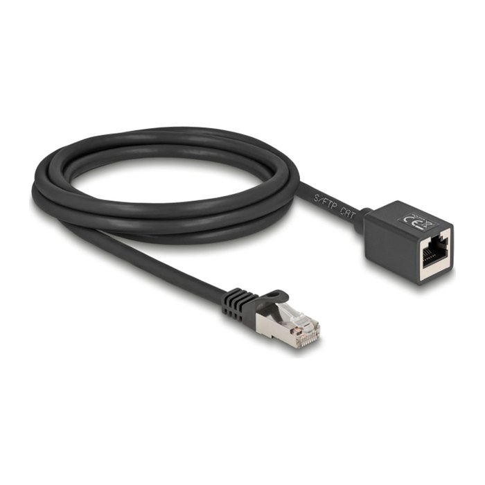 DELOCK Netzwerk Verlängerungsk.S/FTP RJ45 Stecker zu RJ45 2m