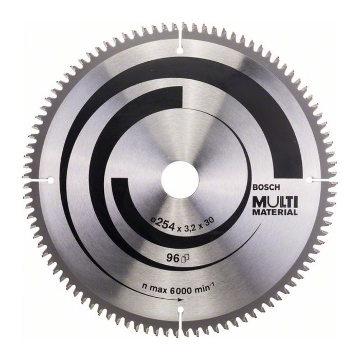 BOSCH Multi Material Kreissägeblatt 254,0 mm, 96 Zähne, 1 St.