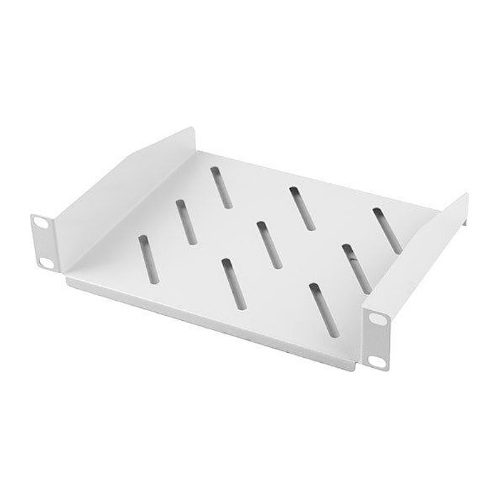 LANBERG 10" Fachboden 1U 254x180mm, max.20kg, grau