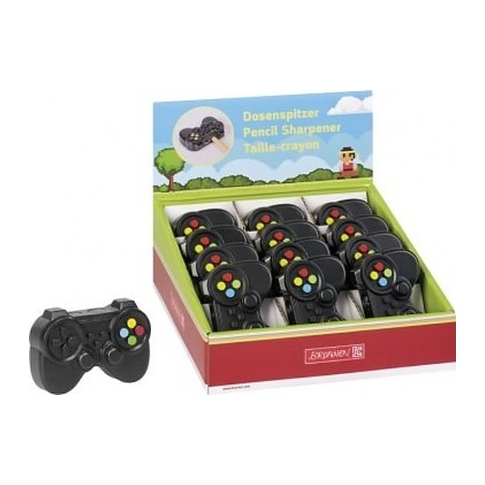 BRUNNEN Dosenspitzer doppelt Gamepad schwarz