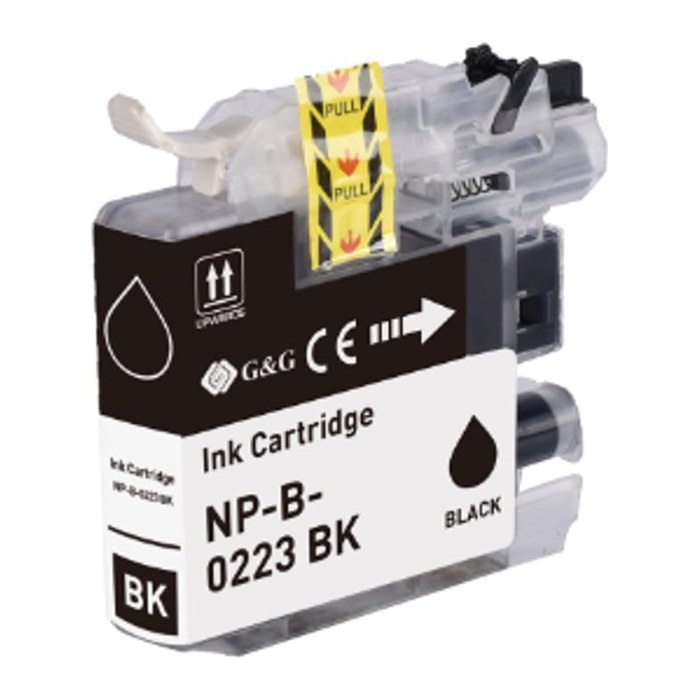 G&G XL-Druckerpatrone kompatibel mit Brother LC-223BK