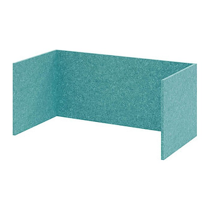 HAMMERBACHER FlexWall Akustikrückwand türkis 74,8 x 37,3 x 32,8 cm