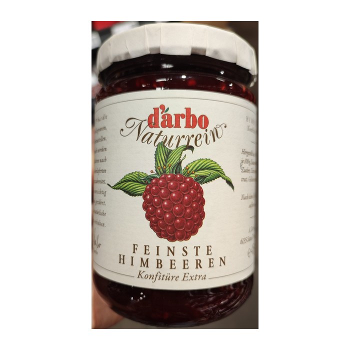 d’arbo Himbeer Konfitüre, 450,0 g