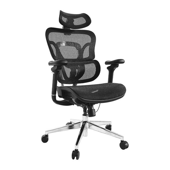 Equip Ergonomischer Bürostuhl+Kopf/Armstützen schwarz lite Retail