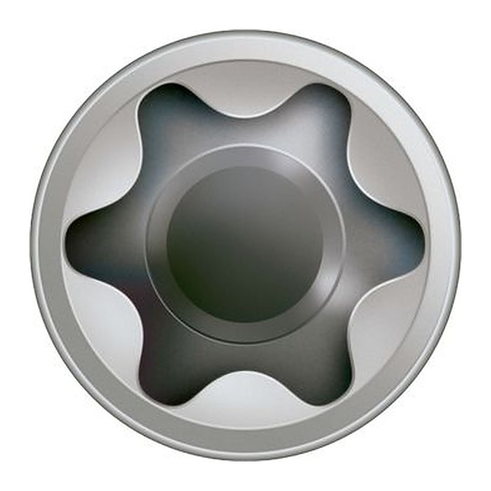 SPAX® Terrassenschrauben T25 Zylinderkopf A2 0557000500443 5 mm x 44 mm, 100 St.