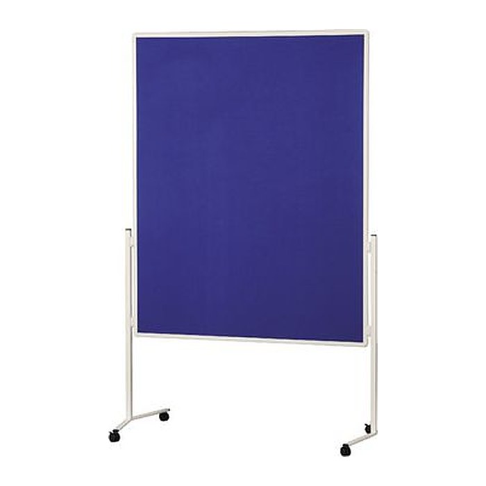 magnetoplan Moderationswand 120,0 x 150,0 cm marineblau