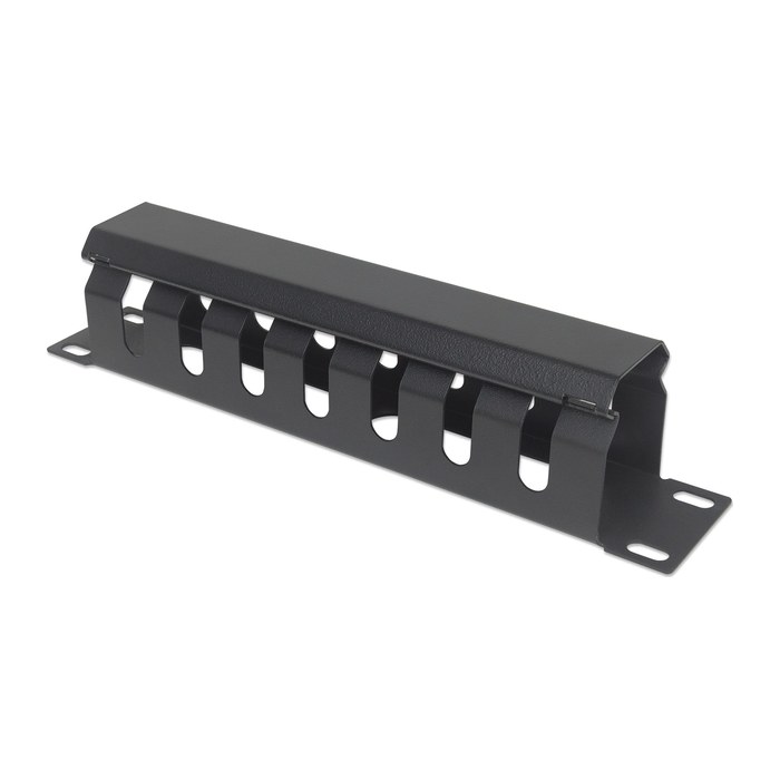 INTELLINET Kabelmanagement f. 10"-Schränke 1HE mit Blende SW