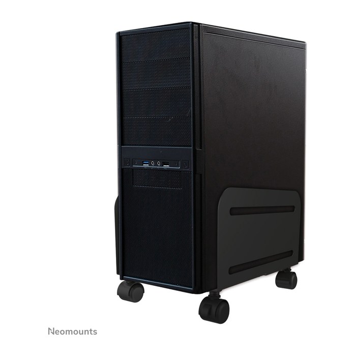 Neomounts PC-Ständer mit Rollen CPU-M100BLACK Metall schwarz