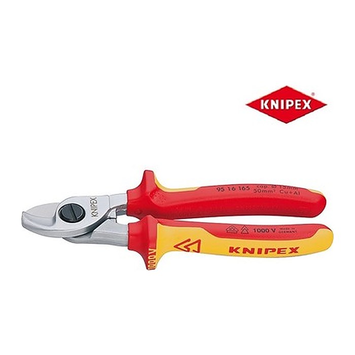 KNIPEX Kabelschere 95 16 165, Länge: 16,5 cm, 1 St.