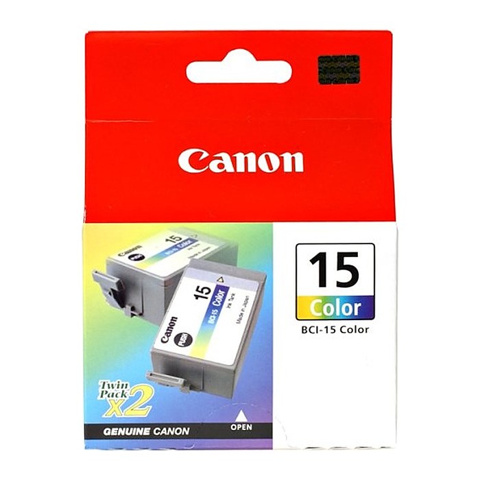 Patrone Canon BCI15C (2er) cy/ma/ye 100 Seiten