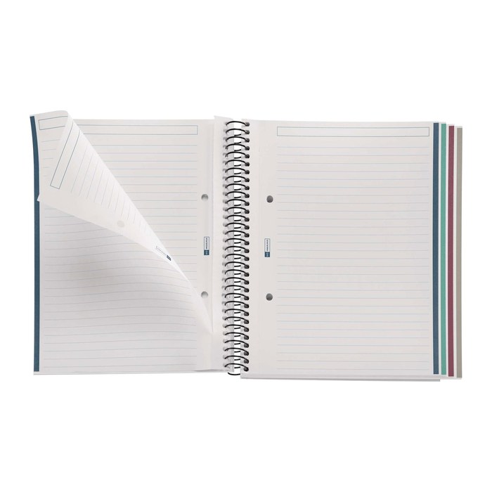 MIQUELRIUS Collegeblock Eco Desgin 1 liniert DIN A5 Innenrand, 1 St.