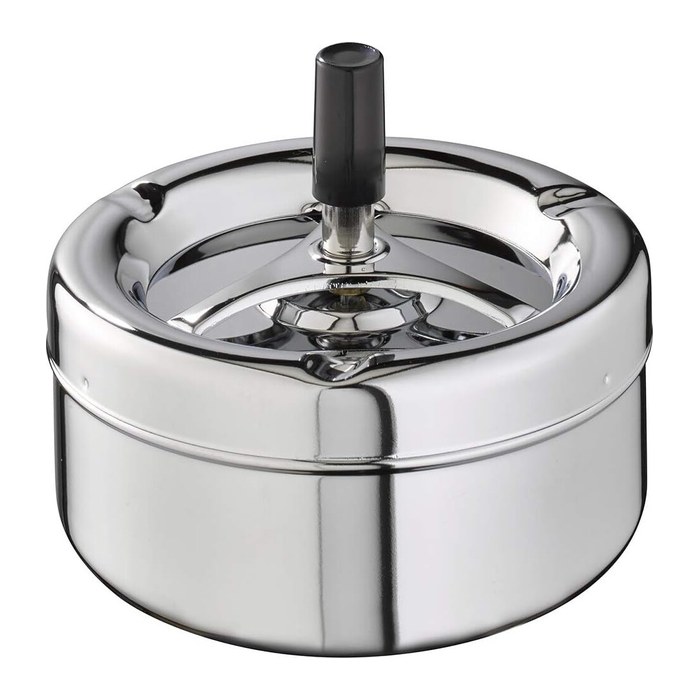 APS KLASSIKER Aschenbecher silber, 1 St.