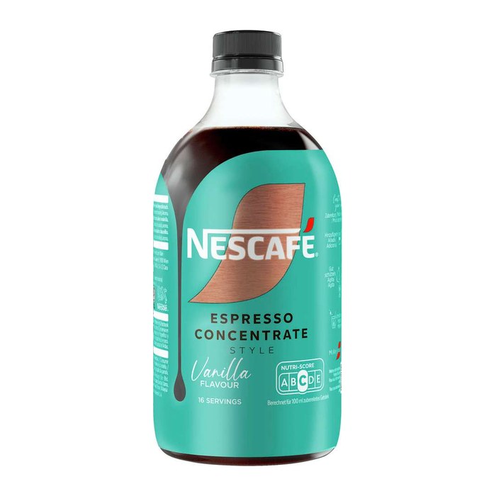 NESCAFÉ ESPRESSO CONCENTRATE STYLE Vanilla Instantkaffee, Arabica- und Robustabohnen mild, 16 x 30,0 ml