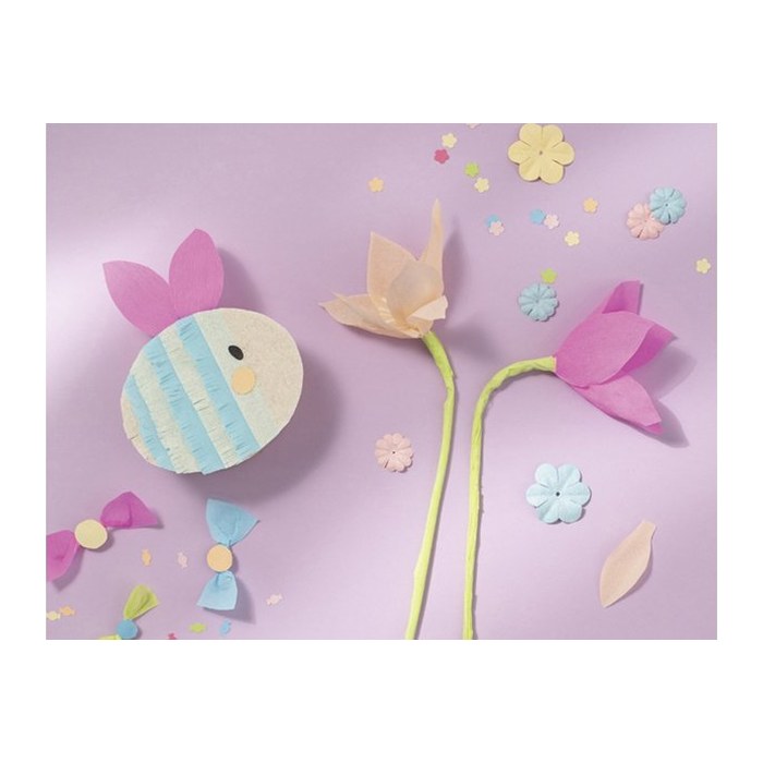 folia Krepppapier blau 10 Rollen