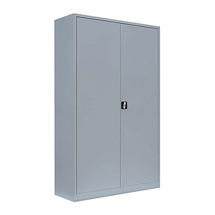 LÜLLMANN Stahlschrank 530380 lichtgrau 4 Fachböden 120,0 x 60,0 x 195,0 cm, aufgebaut, 1 St.