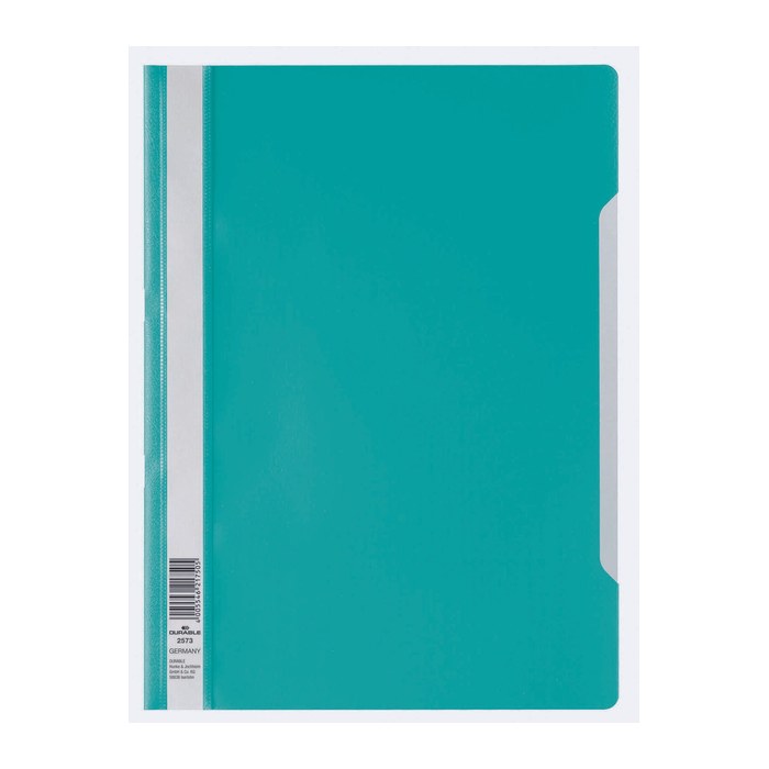 DURABLE Schnellhefter 2573 Kunststoff türkis DIN A4, 10 St.