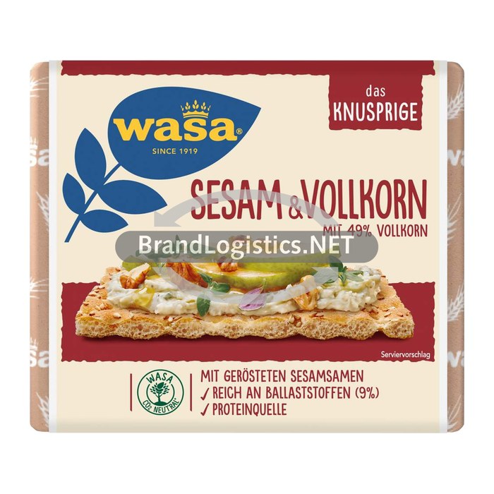 wasa® Sesam & Vollkorn Knäckebrot 200,0 g, 1 St.
