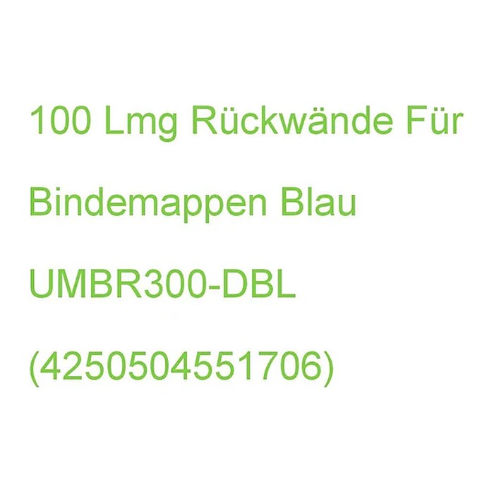 LMG Rückwände für Bindemappen dunkelblau, DIN A4 300 g/qm, 100 St.