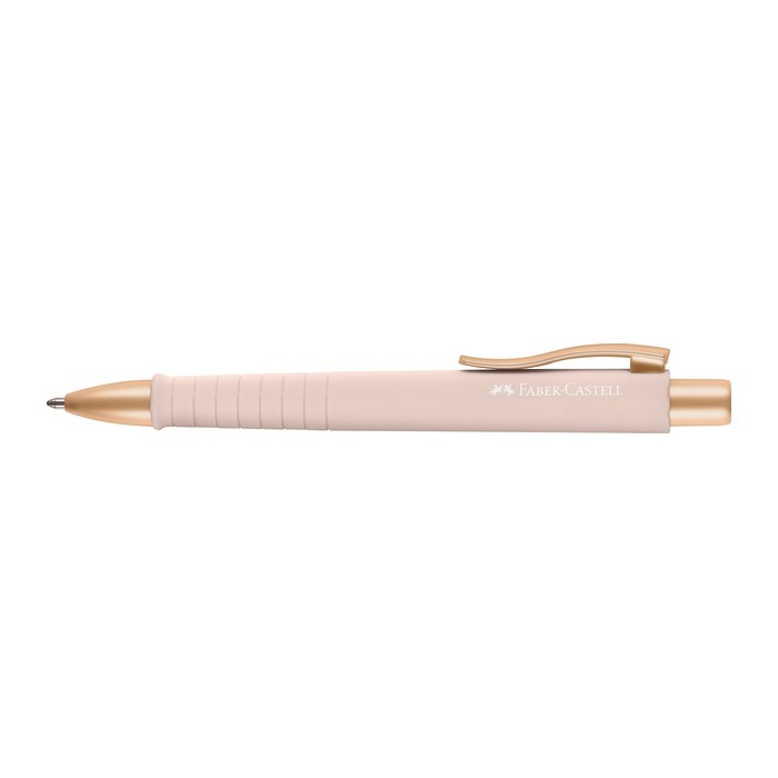 FABER-CASTELL Kugelschreiber POLY BALL Urban pale rose, Schreibfarbe: blau, 1 St.
