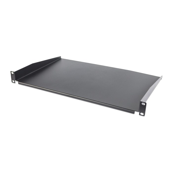 INTELLINET 19" Fachboden 300mm Frontmont.nicht perforiert sw