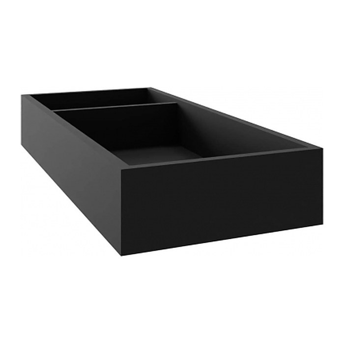 fm Schreibtisch-Organizer schwarz Holz 25,0 x 9,5 x 3,5 cm